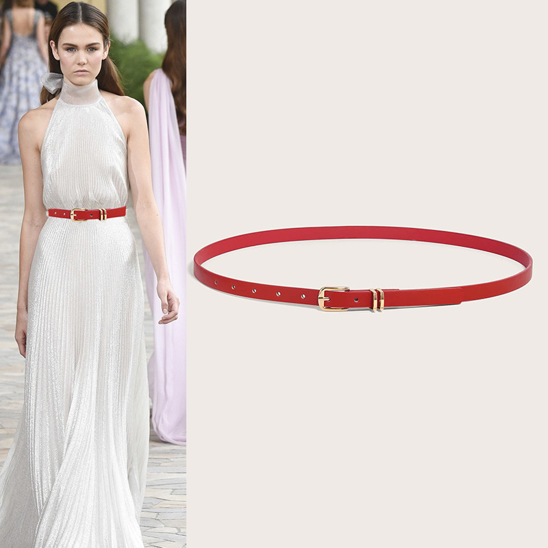 Női kis öv, divatos, egyszerű, sokoldalú, díszes farmeröv, ruha, farmerszoknya, fekete diáköv