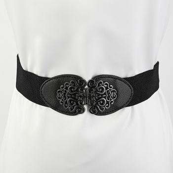 Öves női díszes kabát, széles pehelykabát, szoknya, mindenhez illő pulóver, rugalmas, fekete derékpánttal