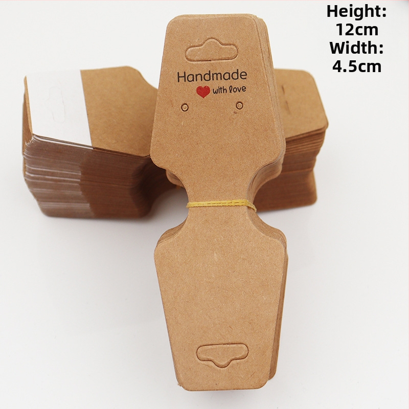 Papuošalų kortelė, perlenkta per pusę su lipnia kortele, lipni „Liftas Love“ rankų darbo papuošalų demonstravimo kortelė, skirta tarpvalstybiniam sprogimui, yra sandėlyje.