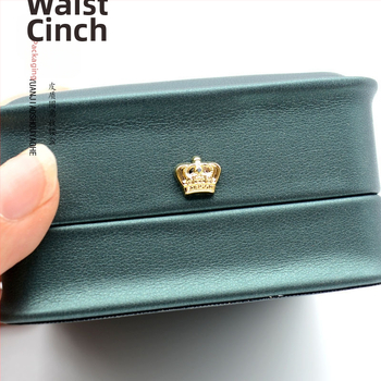 Κολιέ δαχτυλιδιού PU μενταγιόν, βραχιόλι, κουτί συσκευασίας κοσμημάτων, ελαφρύ, πολυτελές δερμάτινο κουτί δώρου κοσμημάτων μέσης