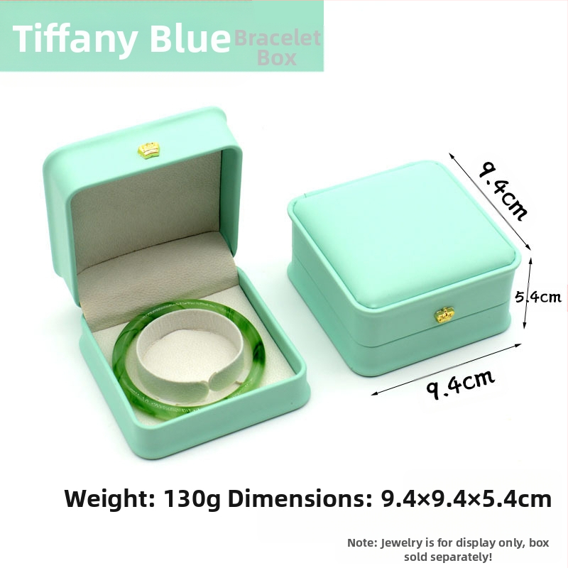 Kruna Pu prsten ogrlica privjesak narukvica kutija za nakit lagana luksuzna kožna poklon kutija za nakit u struku