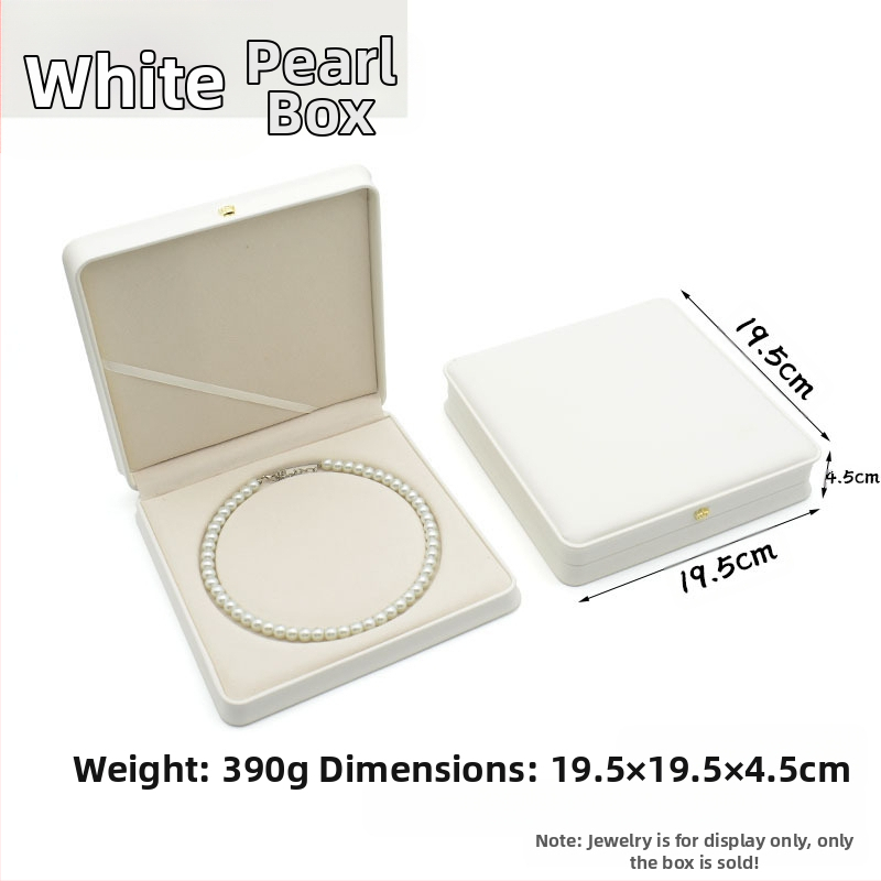 Kruna Pu prsten ogrlica privjesak narukvica kutija za nakit lagana luksuzna kožna poklon kutija za nakit u struku