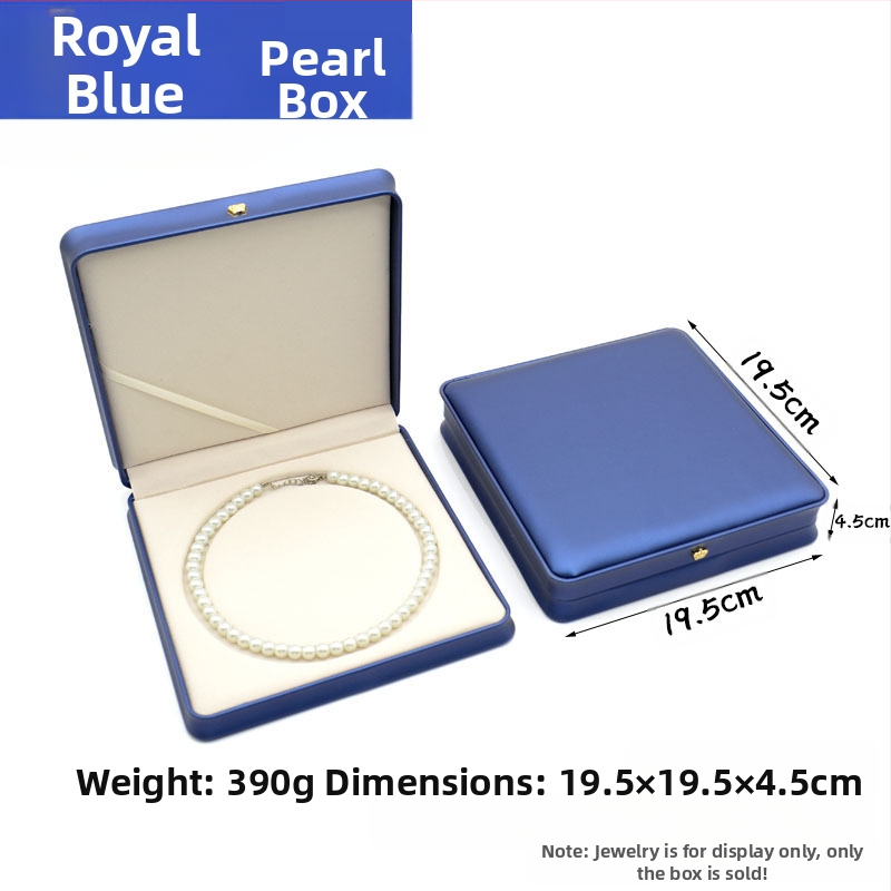 Kruna Pu prsten ogrlica privjesak narukvica kutija za nakit lagana luksuzna kožna poklon kutija za nakit u struku