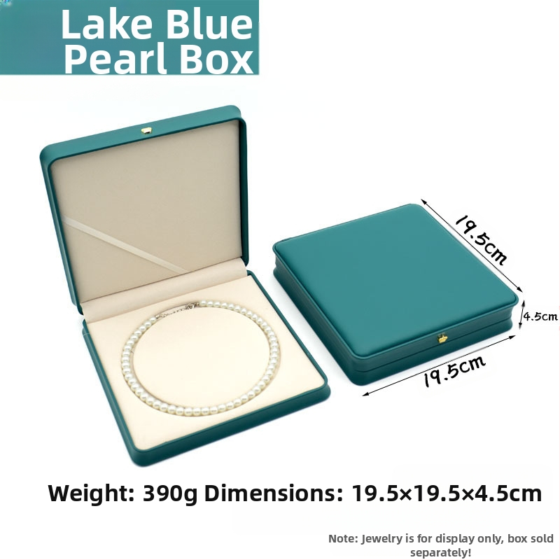 Kruna Pu prsten ogrlica privjesak narukvica kutija za nakit lagana luksuzna kožna poklon kutija za nakit u struku