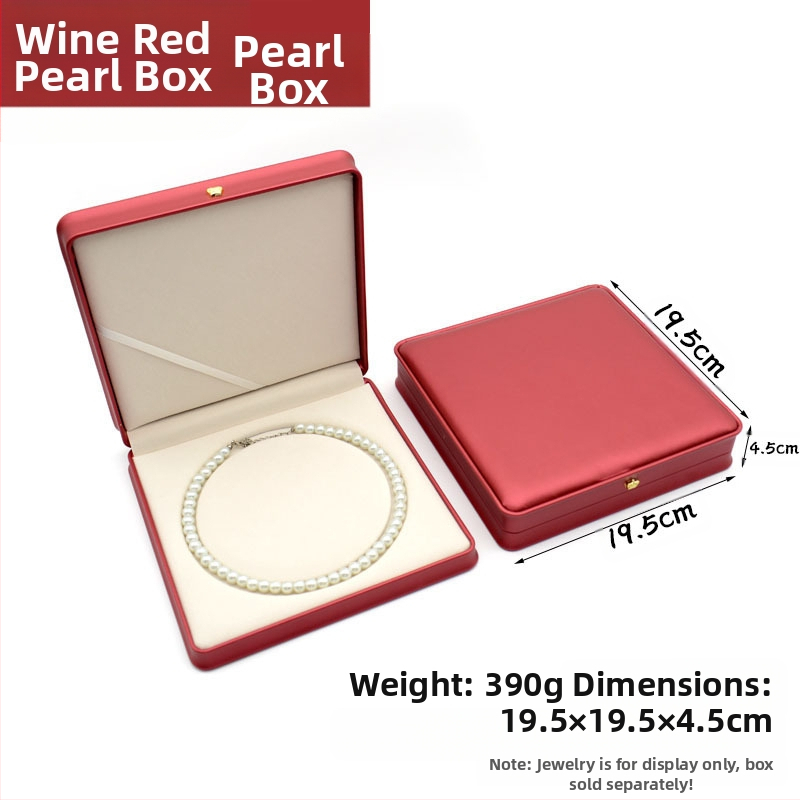 Kruna Pu prsten ogrlica privjesak narukvica kutija za nakit lagana luksuzna kožna poklon kutija za nakit u struku