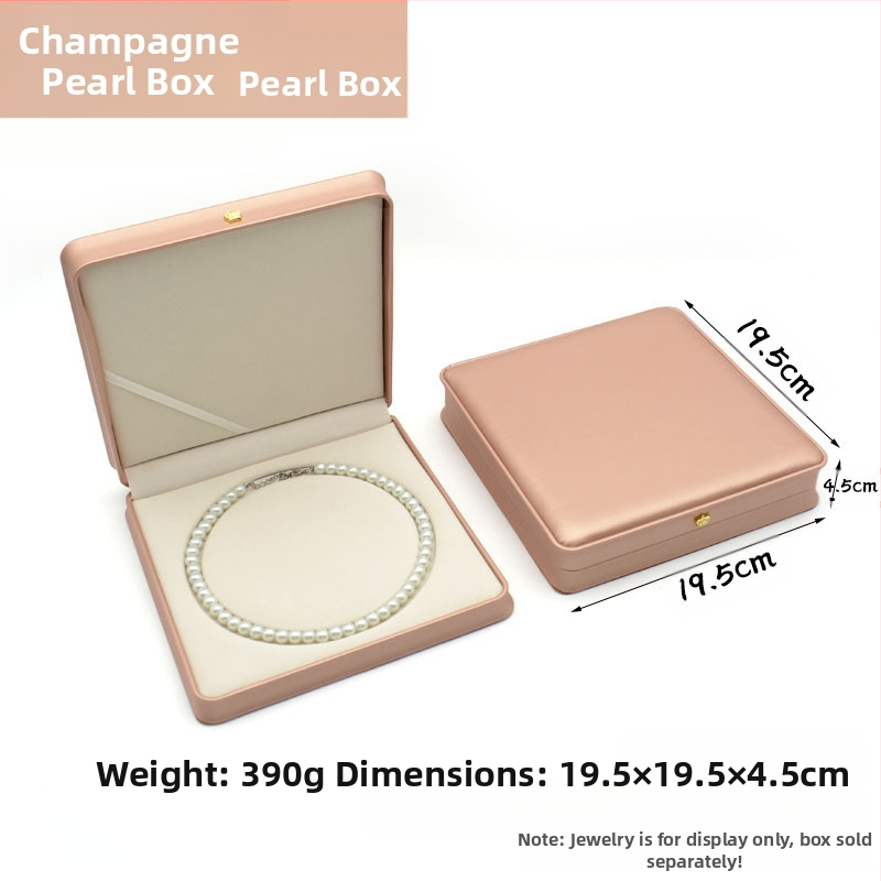 Kruna Pu prsten ogrlica privjesak narukvica kutija za nakit lagana luksuzna kožna poklon kutija za nakit u struku