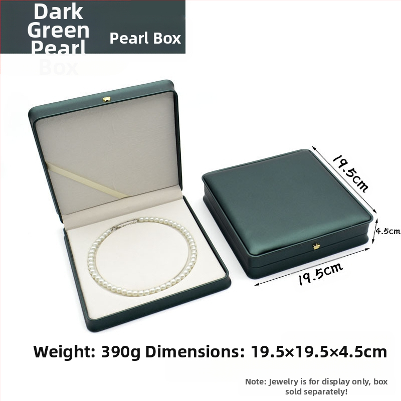 Kruna Pu prsten ogrlica privjesak narukvica kutija za nakit lagana luksuzna kožna poklon kutija za nakit u struku