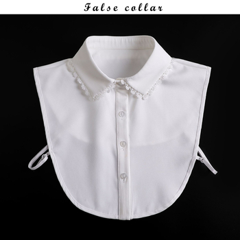 Κολάρο από δαντέλα για γυναίκες, ευέλικτο κάτω μέρος, διακόσμηση με κοψίματα, φθινοπωρινό και χειμερινό στυλ με κολάρο από δαντέλα, κομψό, χονδρικό εμπόριο για μετακινήσεις σε όλη τη χώρα