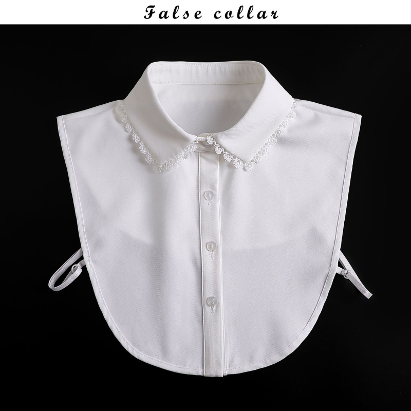 Csipkés hamis nyakörv nőknek, sokoldalú alsó szabás, kivágott díszítés, őszi és téli stílus csipkegallérral, elegáns ingázós, határokon átnyúló nagykereskedelem