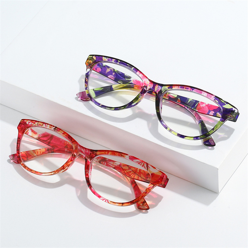 Divatos, kék fény elleni védelemmel ellátott olvasószemüvegek, egyszerű, nem dioptriás szemüvegek PC rugós szárral, nagy felbontású olvasószemüvegek középkorúak és idősek számára, nagykereskedelem a gyártótól