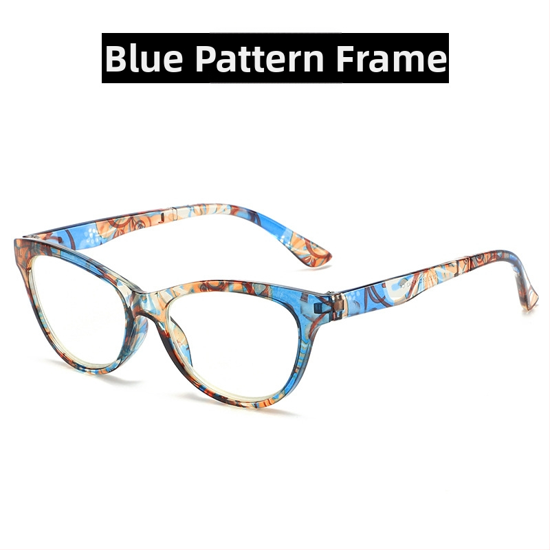 Divatos, kék fény elleni védelemmel ellátott olvasószemüvegek, egyszerű, nem dioptriás szemüvegek PC rugós szárral, nagy felbontású olvasószemüvegek középkorúak és idősek számára, nagykereskedelem a gyártótól