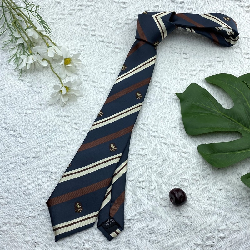 Kávé csíkos jk nyakkendő női Barbie néni festőlány japán egyetemi stílusú ingyenes csokornyakkendő nyomtatott barna nyakkendő