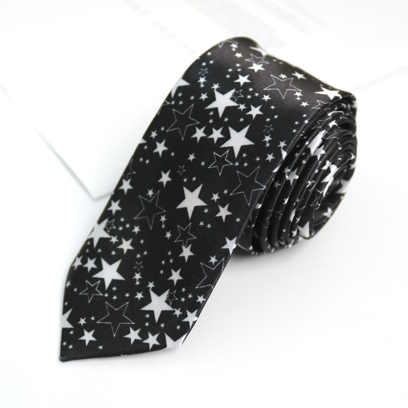 Divatos férfi pamut pólópöttyös alkalmi nyakkendő koreai stílusú pöttyös 6 cm-es nyakkendő fotóstúdió fotózáshoz