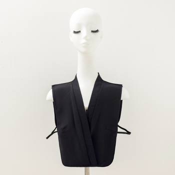 2023-as sifon mély V-nyakú, hamisgalléros, csinos fehér pamuting, hamisgallérral