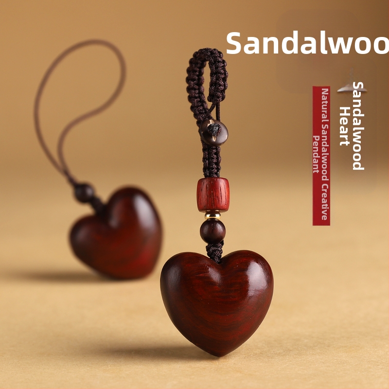 Rózsafa kis szerelmes mobiltelefon lánc medál férfiaknak és nőknek páros kulcstartó medál barátnőnek kreatív kis ajándék függő díszek