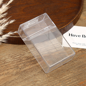 Νέα διαφανής θήκη τσιγάρων για άνδρες, δημιουργική, απλή, μοντέρνα, υψηλής ποιότητας, τσιγάρα συμπίεσης, θήκη τσιγάρων με απλό πτερύγιο, 20 τεμάχια