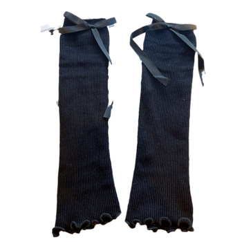 Korea stiilis naiste sügisesed uued Korea stiilis lipsuga puidust kõrvasokid, puhtast vaiast sokid, kootud varrukaga varrukas