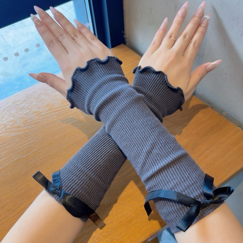 Korea stiilis naiste sügisesed uued Korea stiilis lipsuga puidust kõrvasokid, puhtast vaiast sokid, kootud varrukaga varrukas