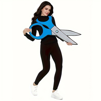 Piiriülene uus Halloweeni lõbus äraarvamismängu ülikond kivi kääridega riie naljakas peobaari etenduse kostüüm hulgimüük