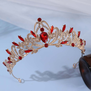 Αξεσουάρ Κεφαλής για Κορίτσια Πριγκίπισσα Εξαιρετική Στέμμα Στρας Παιδική Επίδοση Υψηλής Ιδιοσυγκρασίας Στέμμα Κεφαλής για Γενέθλια Κοριτσιών Αξεσουάρ Μαλλιών