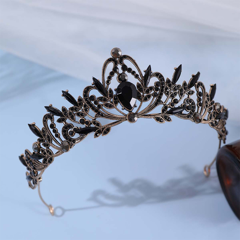 Lányok Fejfedők Hercegnő Finom Strassz Korona Gyermek Teljesítmény Luxus Temperamentum Korona Lányok Születésnapi Fejpánt Hajdíszek