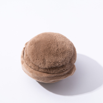 Ανδρικά και γυναικεία μονόχρωμα χειμερινά, ανθεκτικά στο κρύο, αντιψυκτικά βελούδινα ωτοασπίδες Hamburg, πτυσσόμενα γυναικεία ζεστά ωτοασπίδες, φορητή ζώνη