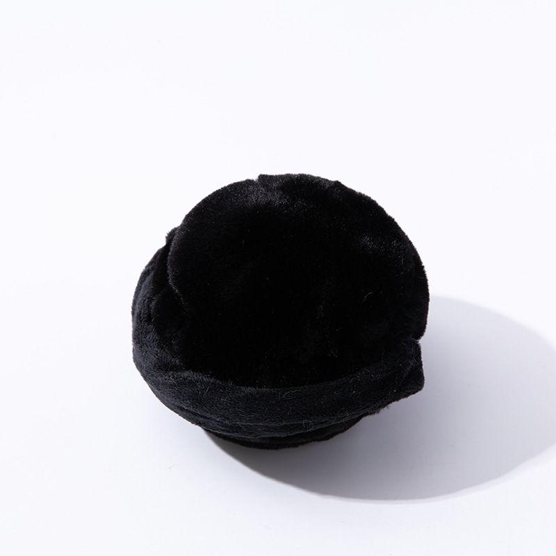 Férfi és női egyszínű téli hidegálló fagyálló plüss fülvédők Hamburg összecsukható női meleg fülvédők hordozható övvel