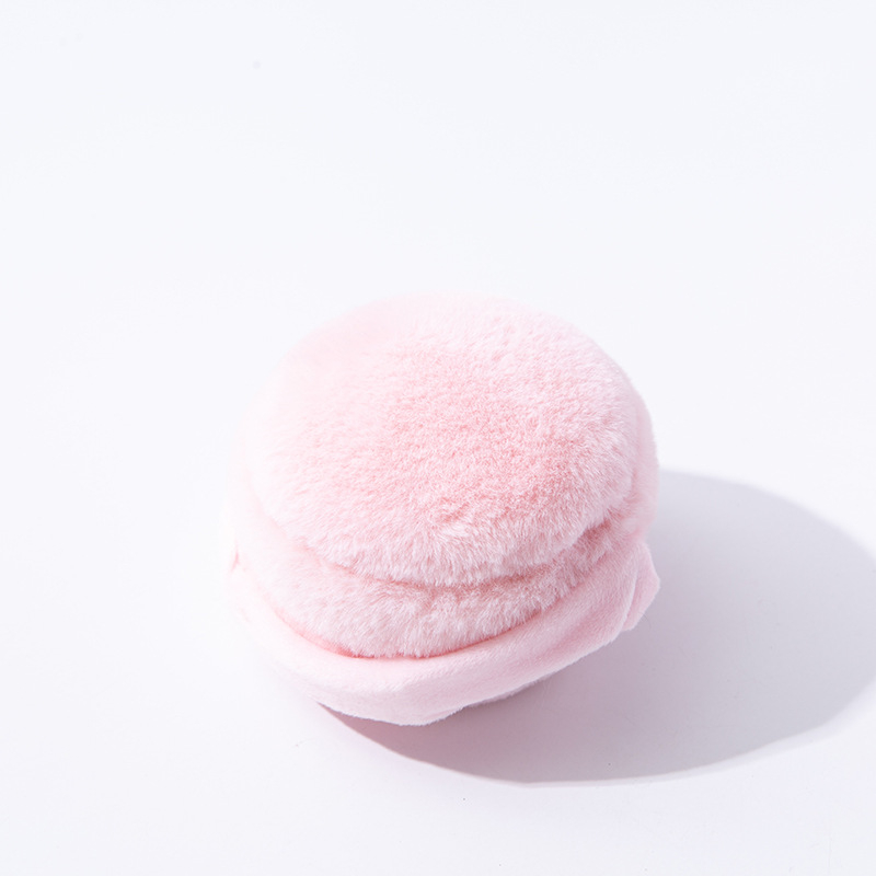 Férfi és női egyszínű téli hidegálló fagyálló plüss fülvédők Hamburg összecsukható női meleg fülvédők hordozható övvel