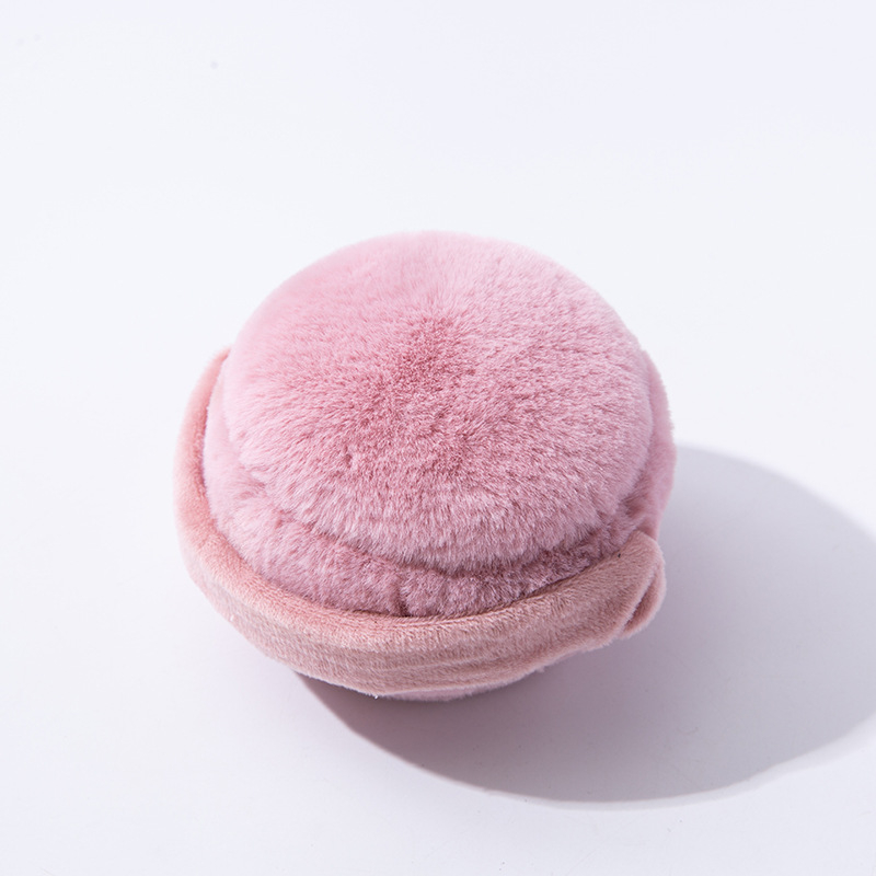 Férfi és női egyszínű téli hidegálló fagyálló plüss fülvédők Hamburg összecsukható női meleg fülvédők hordozható övvel