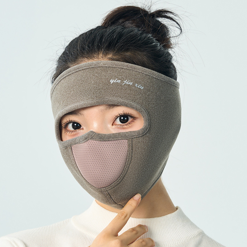 Talvine kõikehõlmav külmakindel sametmask meestele, õues sõitmiseks mõeldud tuulekindel soe mask näole Kini elektrimootorratta varustus