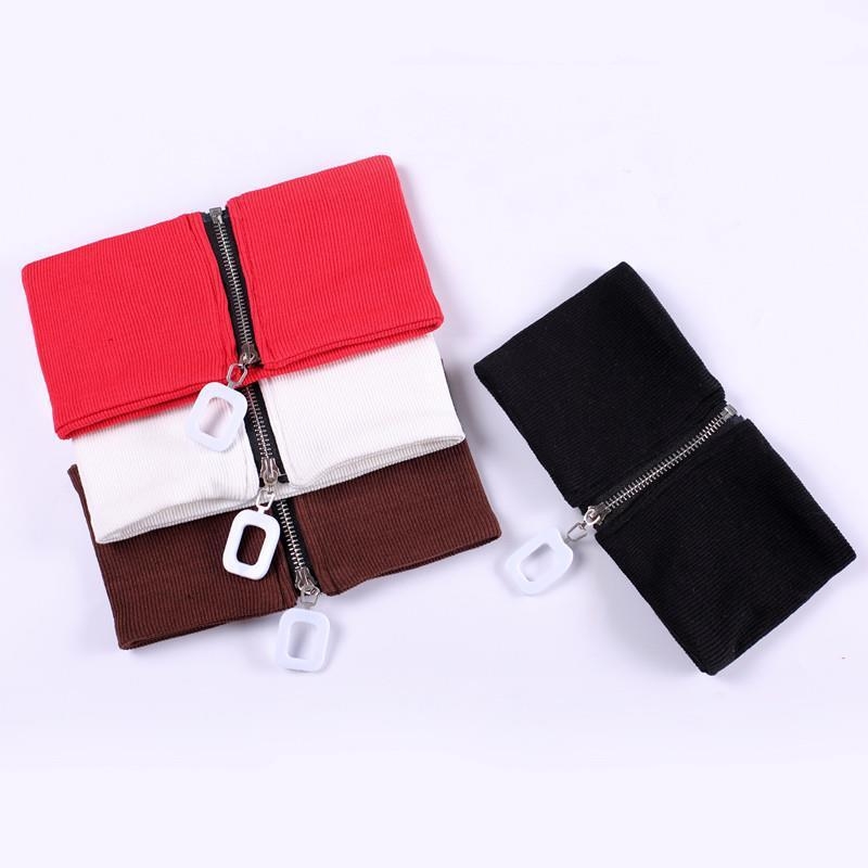 Rudens ir žiemos kaklo apsaugos kaklo grandinėlė, europietiška ir amerikietiška mada, didelio prekės ženklo trumpi karoliai, didelė kvadratinė sagtis, užtrauktukas, medvilniniai siūlai, elastinga netikra apykaklė moterims