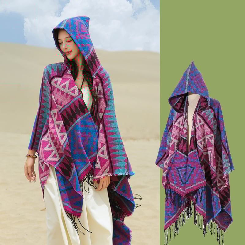 Xizang Xinjiang Qinghai turizmo nuotrauka Gobtuvas Etninio stiliaus skara Apsiaustas Moteriškas pavasarinis ir rudens sustorintas paltas Vyriškas apsiaustas