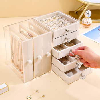 Ékszerdoboz, csúcskategóriás, gyönyörű 2023-as új antioxidáns fülbevalók, nyakláncok, fülbevalók, ékszerek, ékszertároló doboz