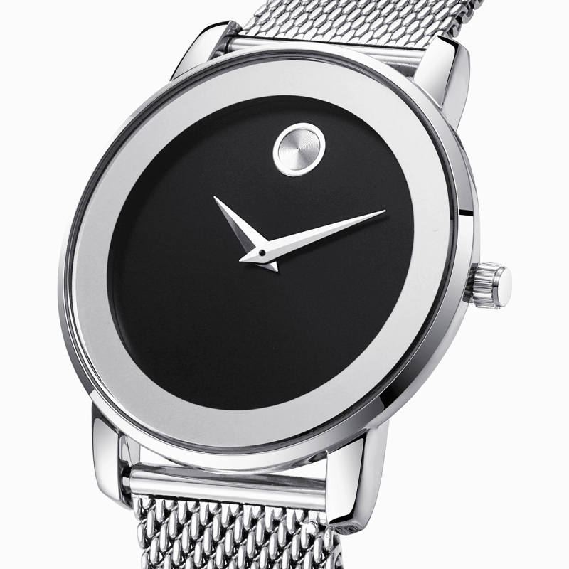 CHRONOS férfi divatos karóra 08-as vonalú rozsdamentes acél szíjjal, vízálló kvarcóra, hétköznapi sportóra