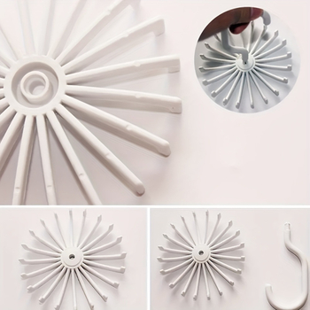 20 νύχια περιστρεφόμενη 360 μοιρών θήκη γραβάτας, θήκη αποθήκευσης μεταξωτού κασκόλ, θήκη αποθήκευσης μεταξωτού κασκόλ, πολυλειτουργική θήκη αποθήκευσης ζώνης