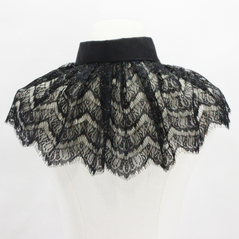 AliExpress Amazon forró arany fekete csipke hamis gallér hegyes gallér trikó dekoratív gallér