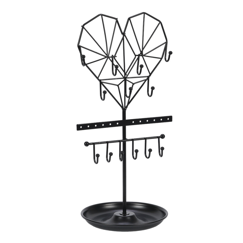 Talvine uus liblikate ehete vitriin rippuv vertikaalne kõrvarõngaste riiul käevõrude rida kaelakeede hoiuriiul laos