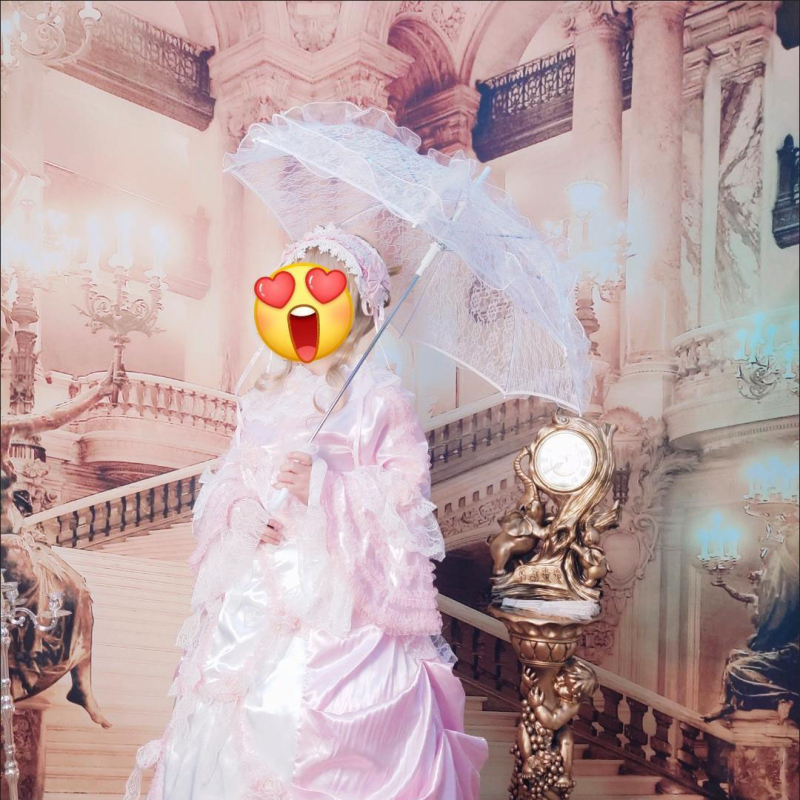 ♤ Lolita väike värske Euroopa printsess mustvalge pitsist vihmavari pulmafotograafia tantsukunsti vihmavari fotorekvisiidid