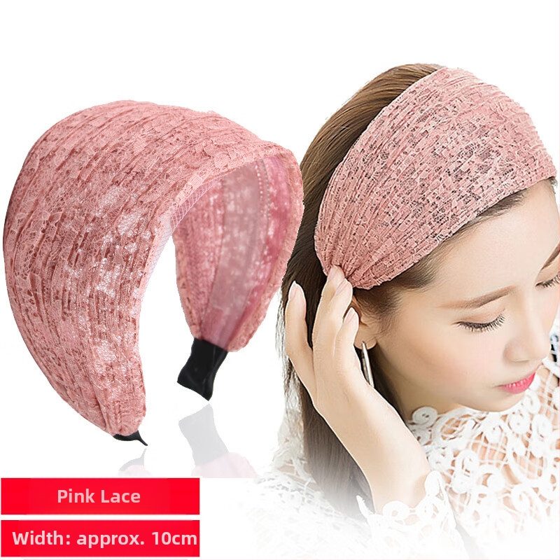 Jinglin Dél-Korea fehér hajat takaró női fejpánt, csúszásgátló, széles karimájú, nyomásos hajtűs, szuper széles fejpánt, internetes hírességeknek való hajpánt