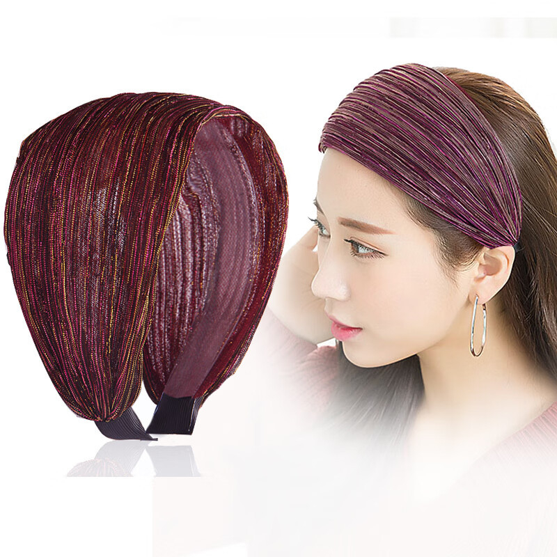 Jinglin Dél-Korea fehér hajat takaró női fejpánt, csúszásgátló, széles karimájú, nyomásos hajtűs, szuper széles fejpánt, internetes hírességeknek való hajpánt