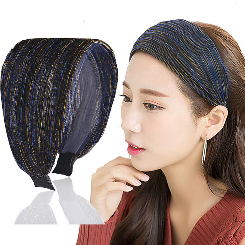 Jinglin Dél-Korea fehér hajat takaró női fejpánt, csúszásgátló, széles karimájú, nyomásos hajtűs, szuper széles fejpánt, internetes hírességeknek való hajpánt