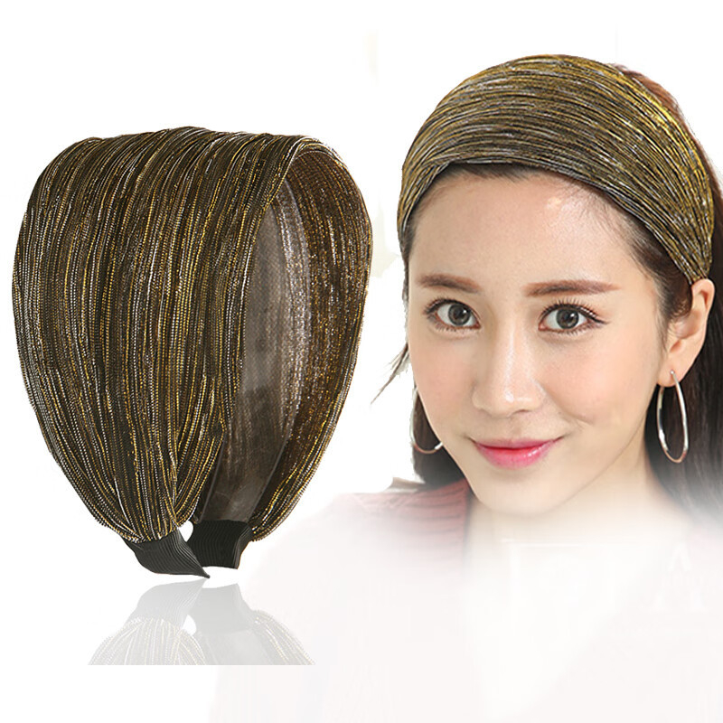 Jinglin Dél-Korea fehér hajat takaró női fejpánt, csúszásgátló, széles karimájú, nyomásos hajtűs, szuper széles fejpánt, internetes hírességeknek való hajpánt