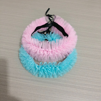 AliExpress διασυνοριακό κολάρο από χρωματιστό πλέγμα από ψεύτικο ύφασμα