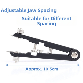 Külkereskedelmi órajavító szerszámok, Fülfogók, 6825 Fül szétszerelő és összeszerelő fogók, Fülfogó köteg, V alakú fül eltávolító fogók, Övlehúzó
