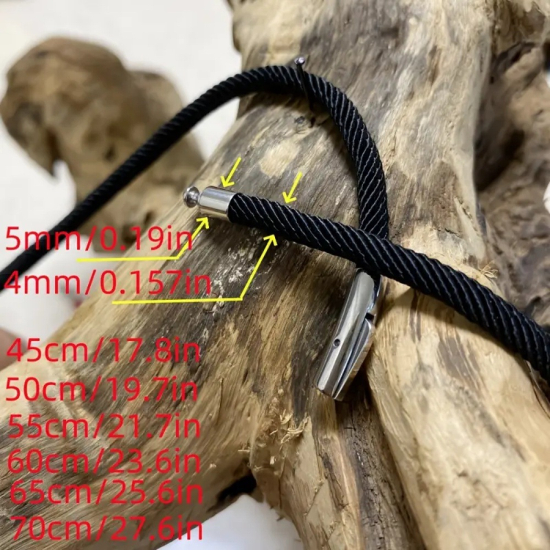 Határokon átnyúló, robbanásveszélyes, 4 mm-es, luxus thangka medál nyaklánc rugós csattal és állítható pánttal, divatos női kidolgozás