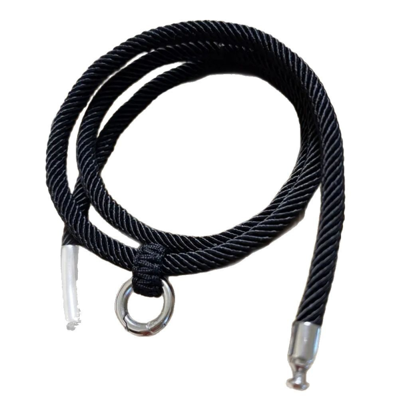 Határokon átnyúló, robbanásveszélyes, 4 mm-es, luxus thangka medál nyaklánc rugós csattal és állítható pánttal, divatos női kidolgozás