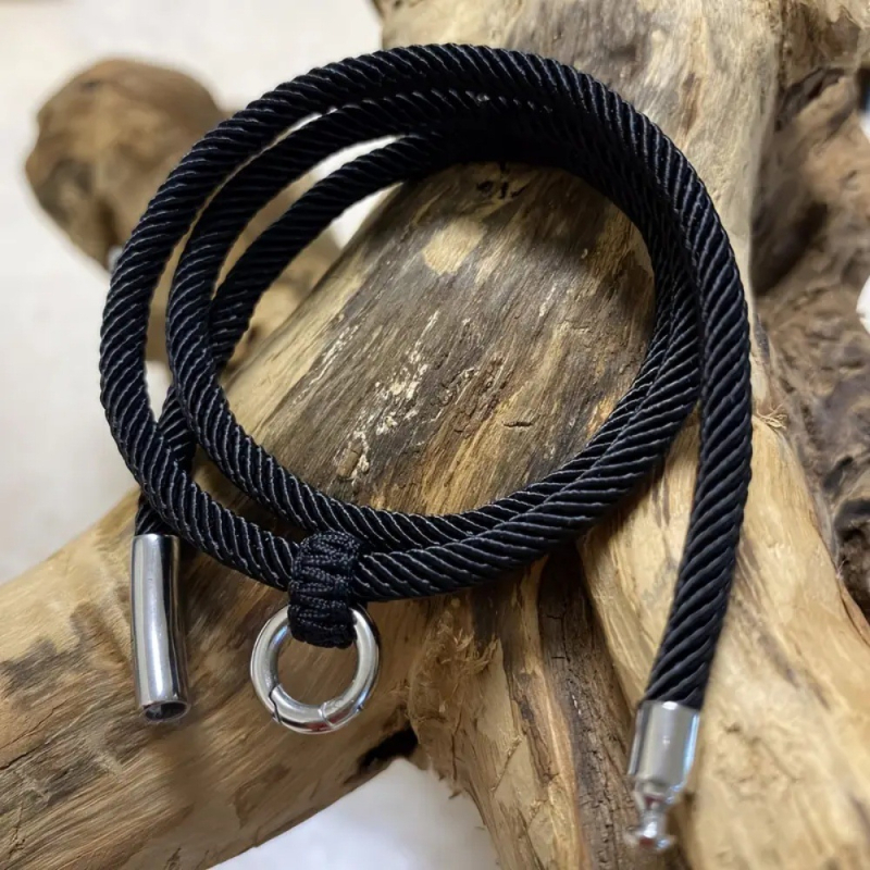 Határokon átnyúló, robbanásveszélyes, 4 mm-es, luxus thangka medál nyaklánc rugós csattal és állítható pánttal, divatos női kidolgozás