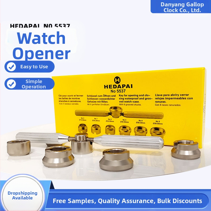 Órajavító szerszám 5537 Óranyitó Rolex S/Ditu órafedél-nyitóhoz, finom fogú hátlap nyitásához, 6 darab