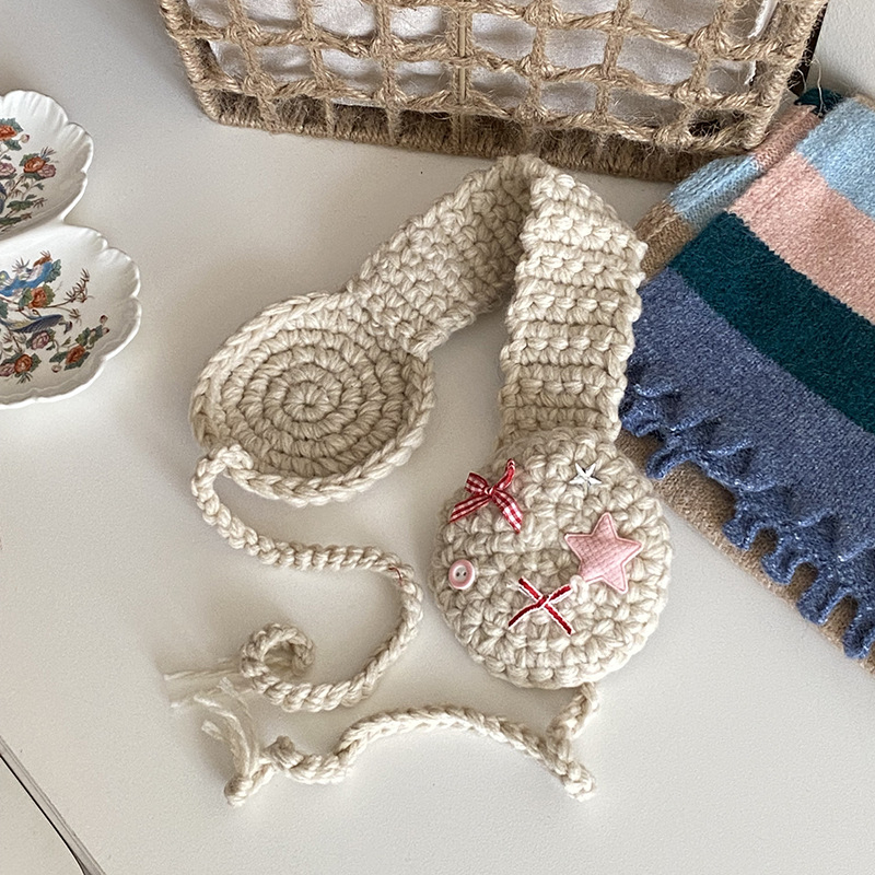 Dél-Koreai aranyos stílusú, kézzel készített, meleg fülvédők, fülvédők, női őszi és téli fülvédők, fülvédők, fülvédők, fülvédők, fülvédők