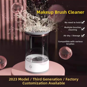 Παρέχεται απευθείας από τον κατασκευαστή, το καθαριστικό πινέλων μακιγιάζ διαθέτει πολλαπλές λειτουργίες, μπορεί να χρησιμοποιηθεί για την αφαίρεση λεκέδων χωρίς χειροκίνητη παρέμβαση και είναι ένα πολυλειτουργικό και γρήγορο ηλεκτρικό καθαριστικό.